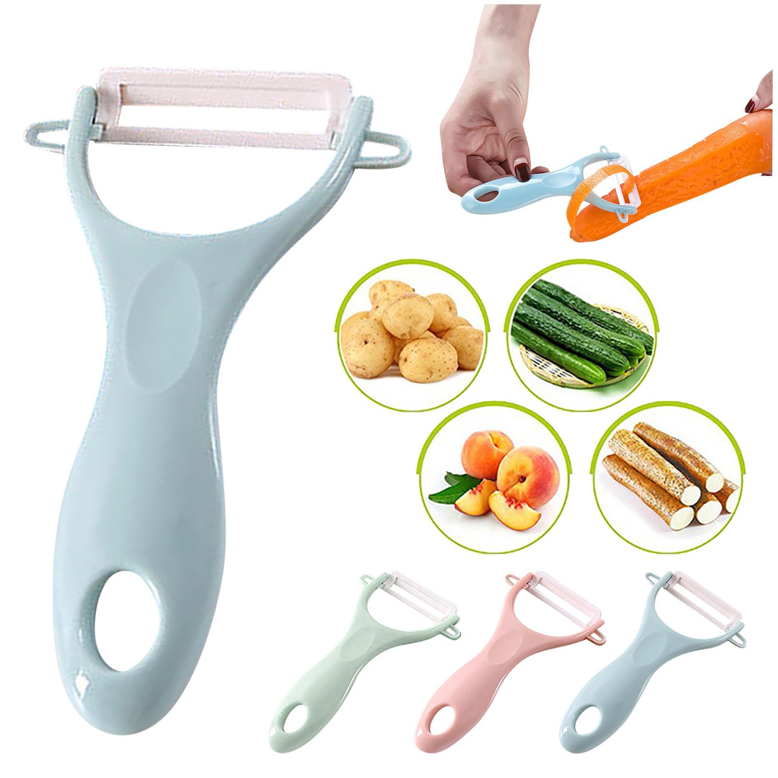 Baby Food Vegetables - Gốm Sáng Tạo Dao Gọt Vỏ