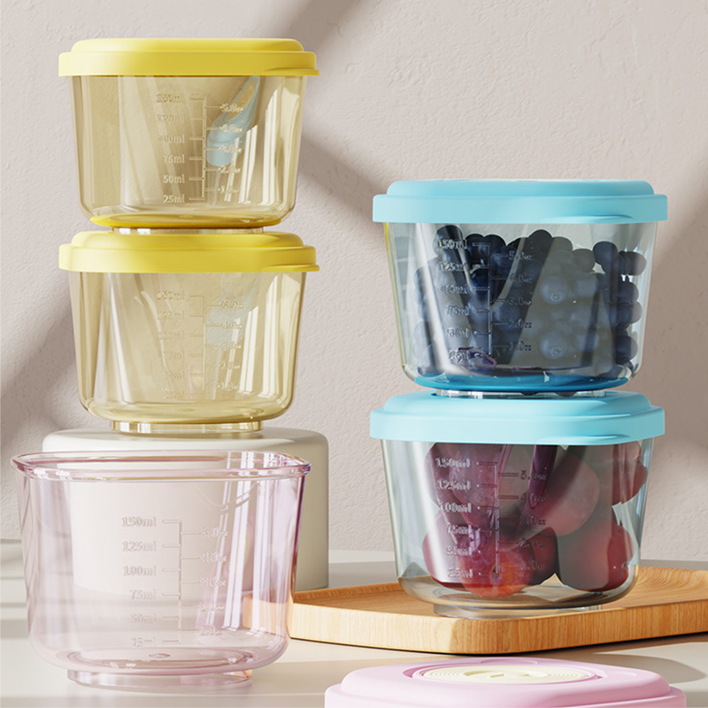 Baby Food Jars With Lids - 6 Pcs Baby Food Storage Containers