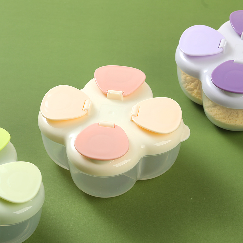 Portable Clover 4-Compartment  - đánh giá và giá Baby Food Jars With Lids