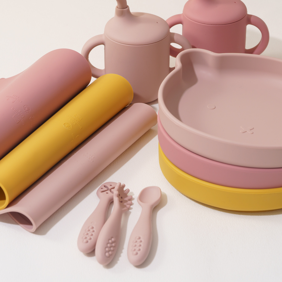 8PCS Silicone Baby Feeding Set - đánh giá và giá Baby Food Jars With Lids