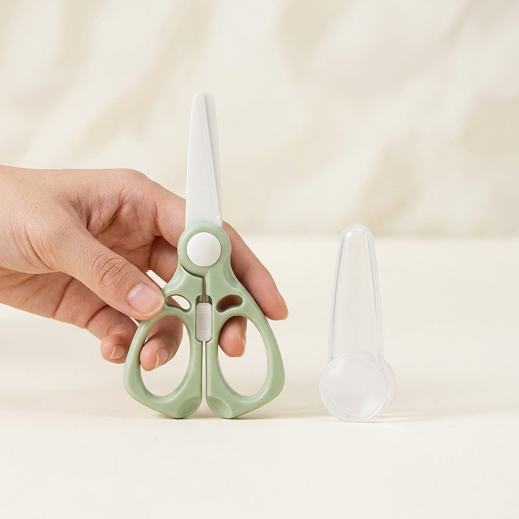 Ceramic Food Scissors Portable - đánh giá và giá Baby Food Scissors