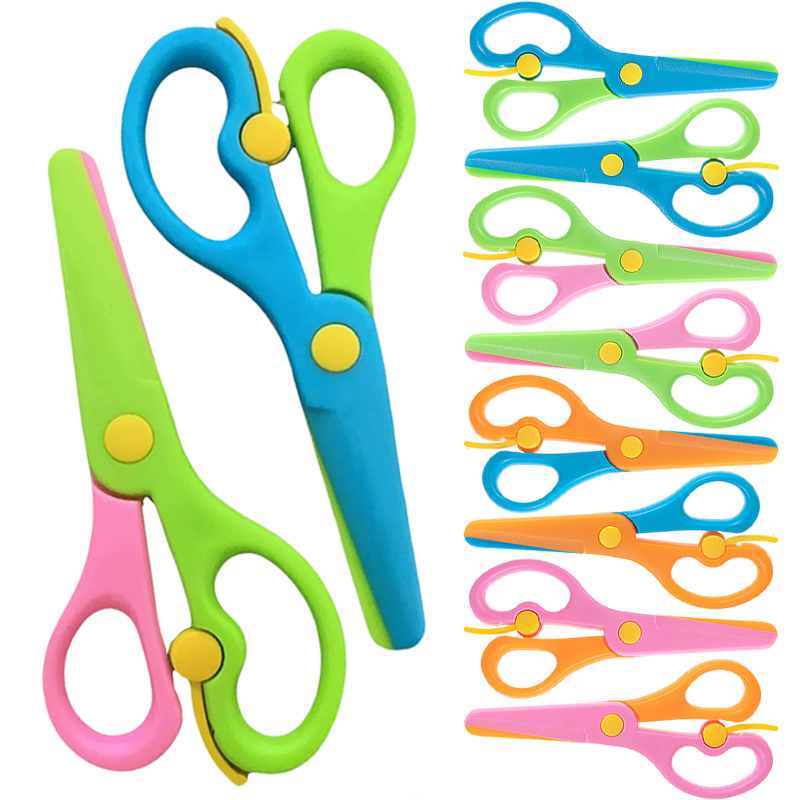 Plastic Scissors Double Color  - đánh giá và giá Baby Food Scissors