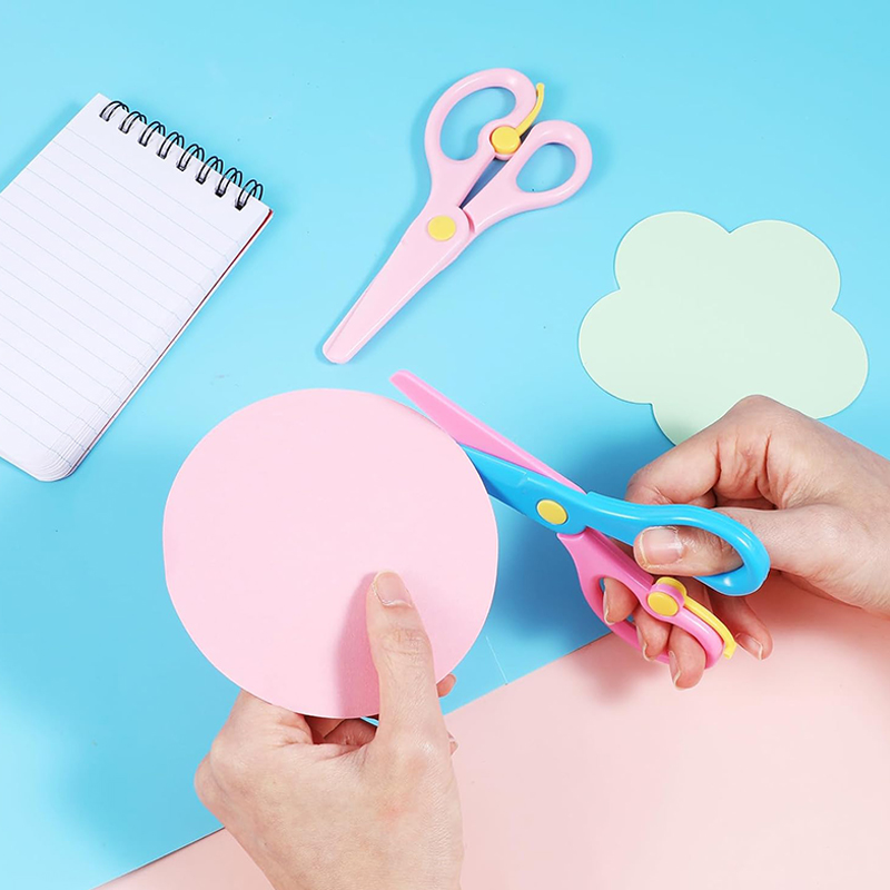 Plastic Scissors Double Color  - đánh giá và giá Baby Food Scissors