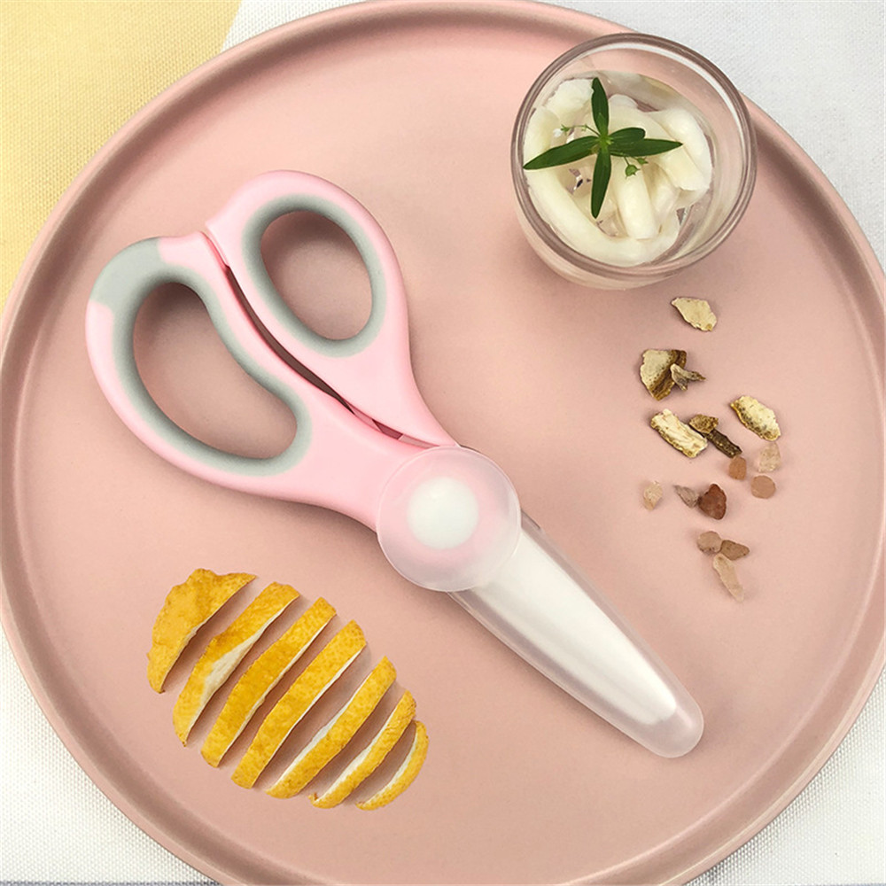 Sứ Di Động Kéo Cho Bé Xay Thực - đánh giá và giá Baby Food Scissors