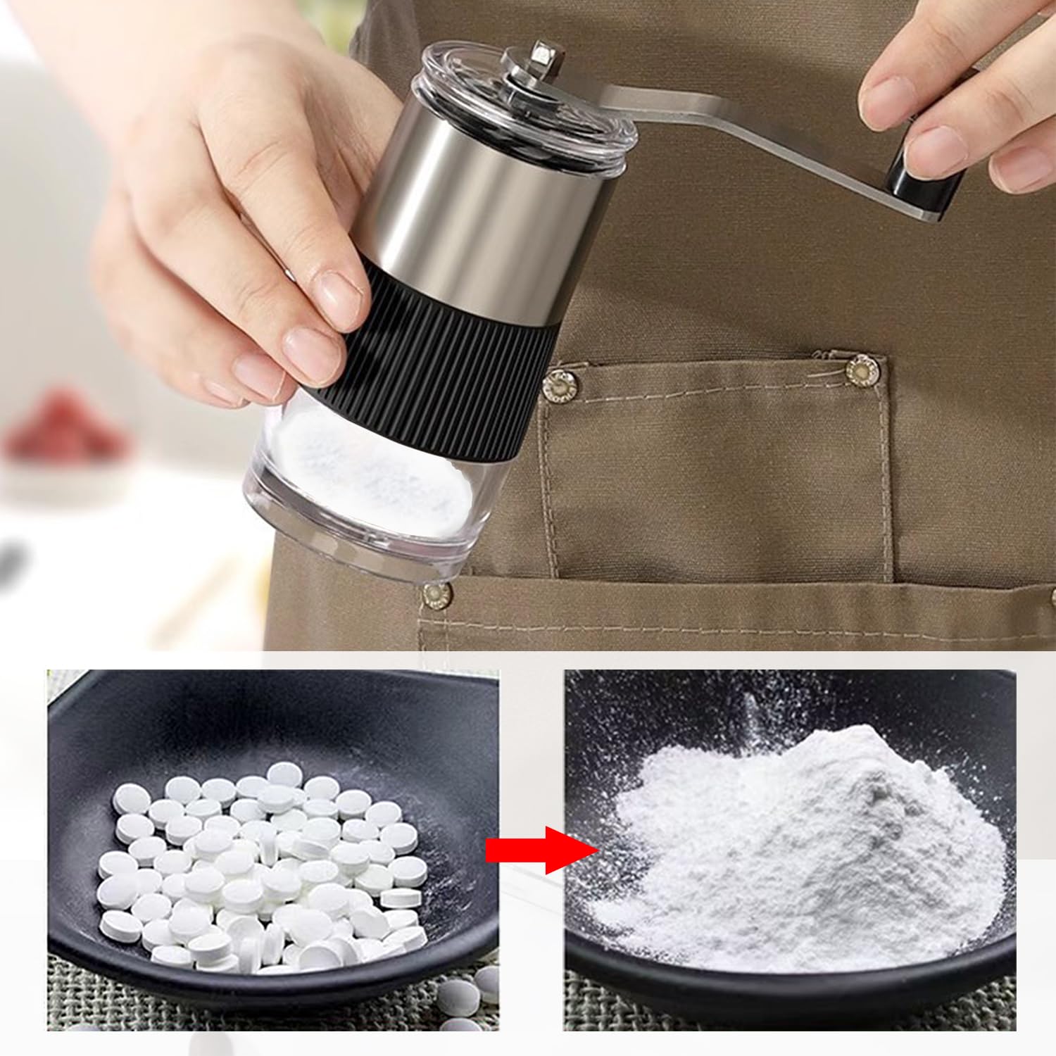 Pill Crusher with Pill Cutter  - đánh giá và giá Baby Food Scissors