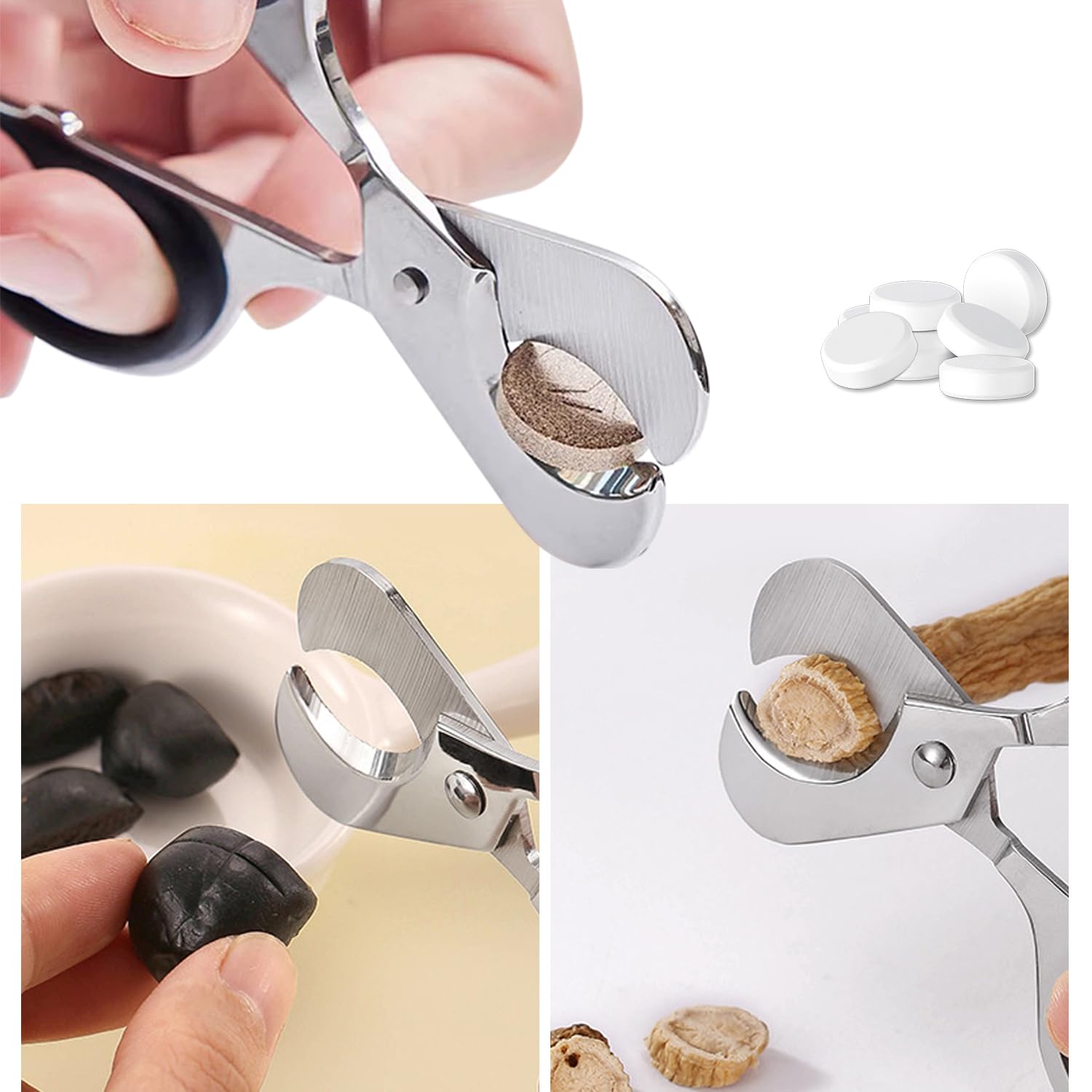 Pill Crusher with Pill Cutter  - đánh giá và giá Baby Food Scissors