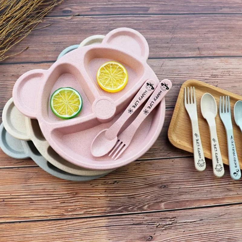 Baby Bowl Spoon Fork Sets Feed - đánh giá và giá Baby Food Menu