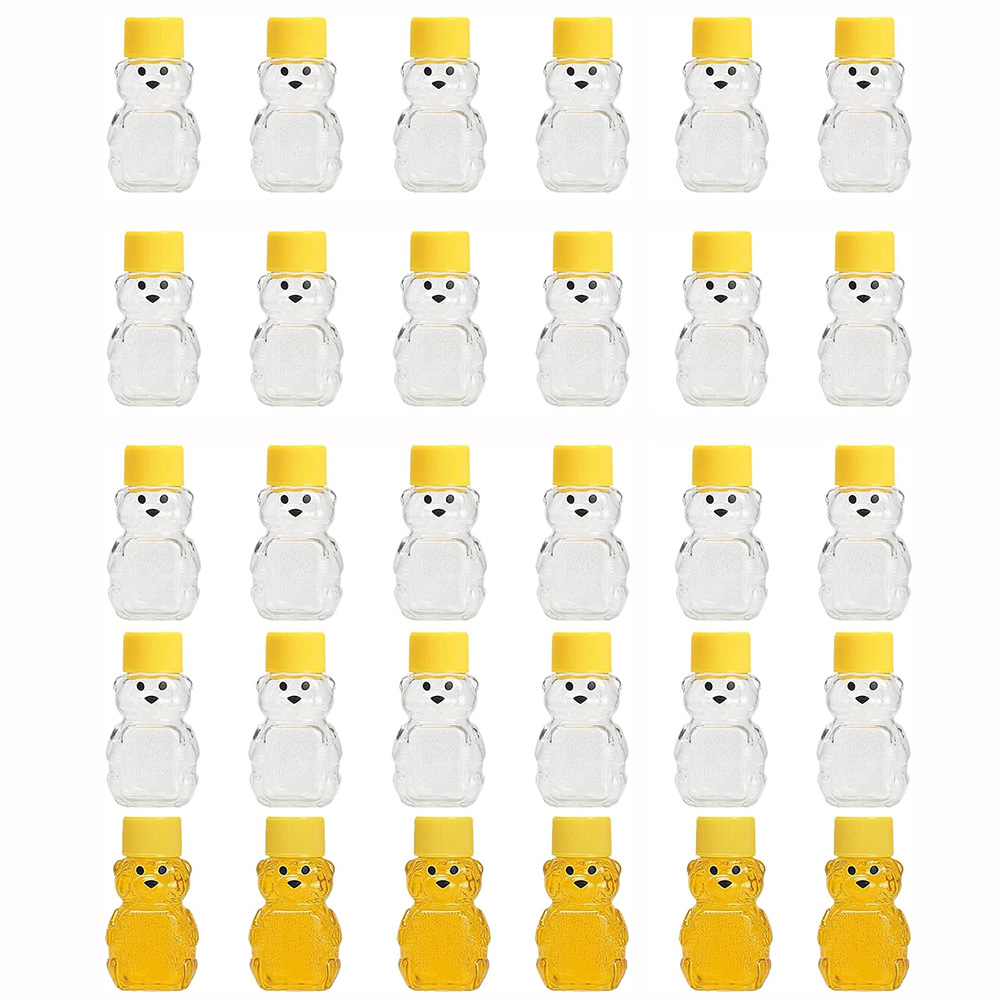 24 PCS 2 oz Plastic Honey Bear - đánh giá và giá Baby Food Jars With Lids
