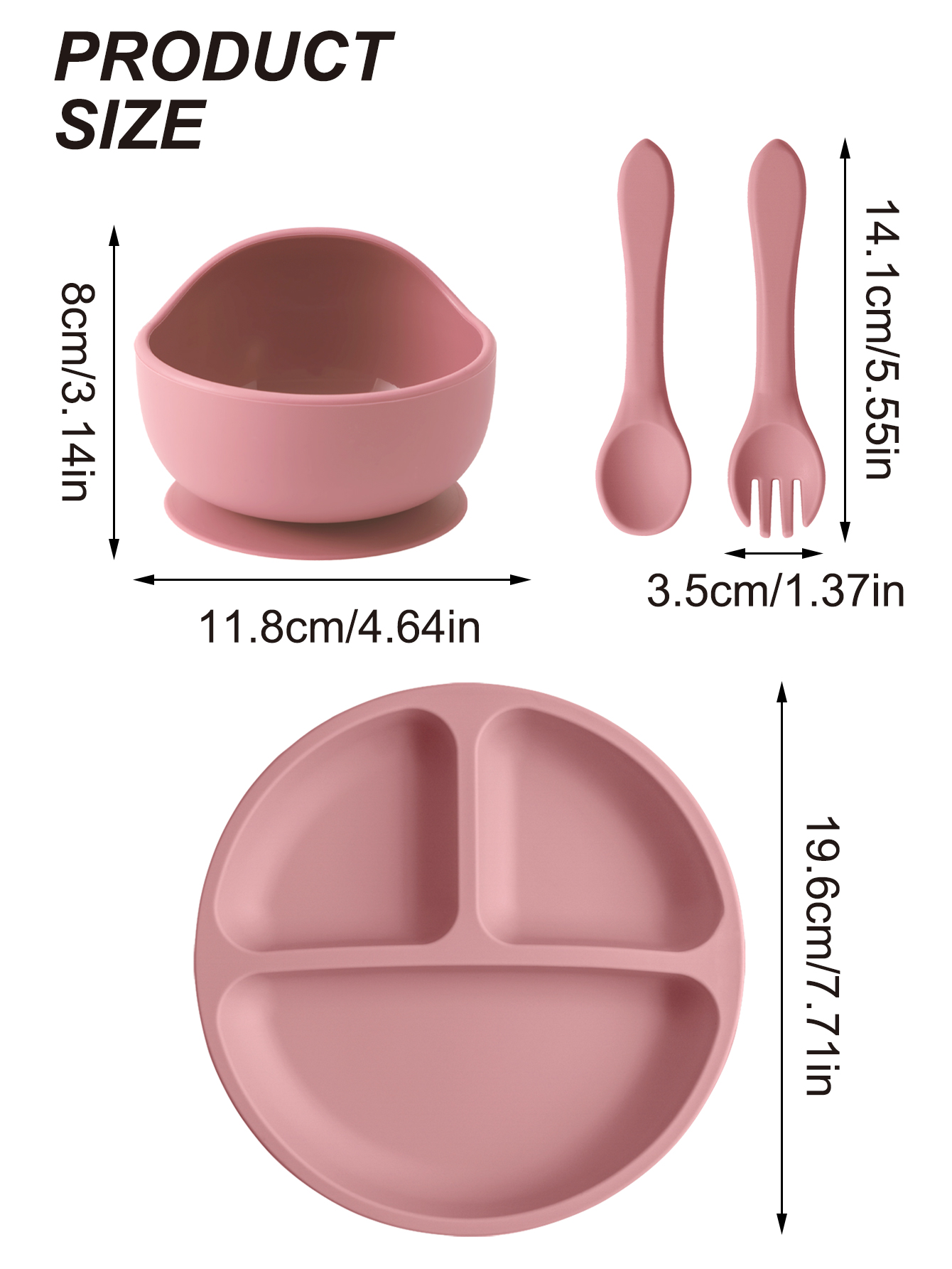 4PCS Baby Silicone Feeding Set - đánh giá và giá Baby Food Menu