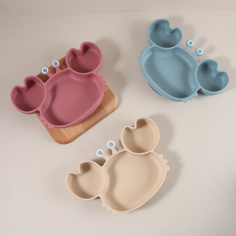 Cute Crab Shaped Silicone Baby - đánh giá và giá Baby Food Menu