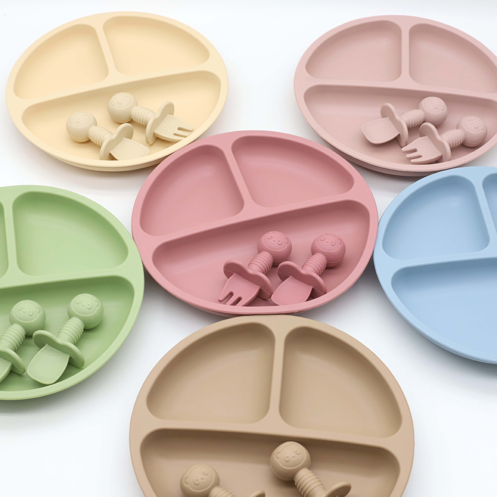3pcs Baby Silicone Tableware S - đánh giá và giá Baby Food Menu