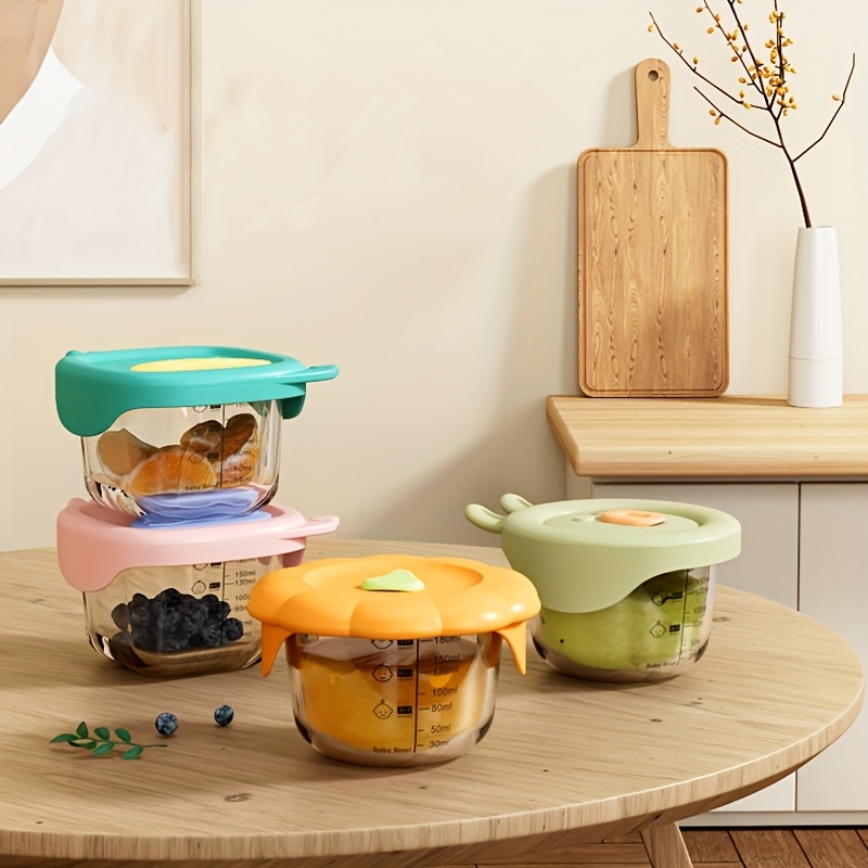 120/180ml Glass Baby Food Cont - đánh giá và giá Baby Food Jars With Lids