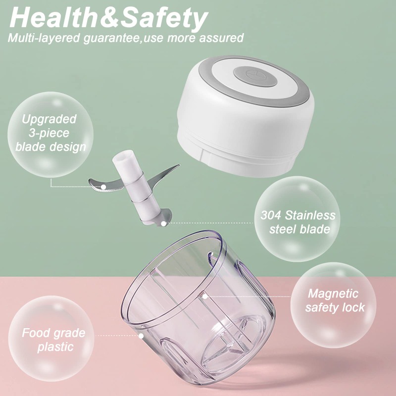 250ML Electric Garlic Grinder  - đánh giá và giá Baby Food Vegetables