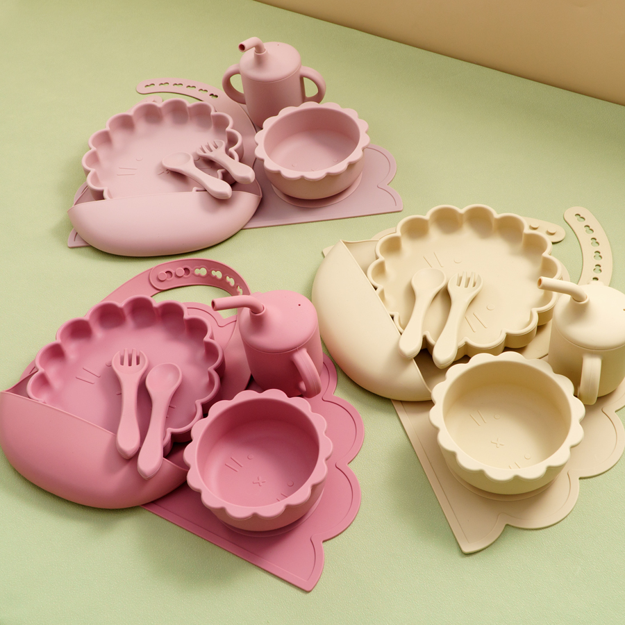 7PCS Baby Silicone Tableware S - đánh giá và giá Baby Food Menu