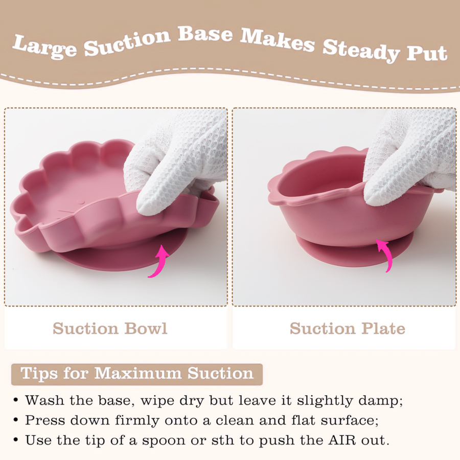 7PCS Baby Silicone Tableware S - đánh giá và giá Baby Food Menu