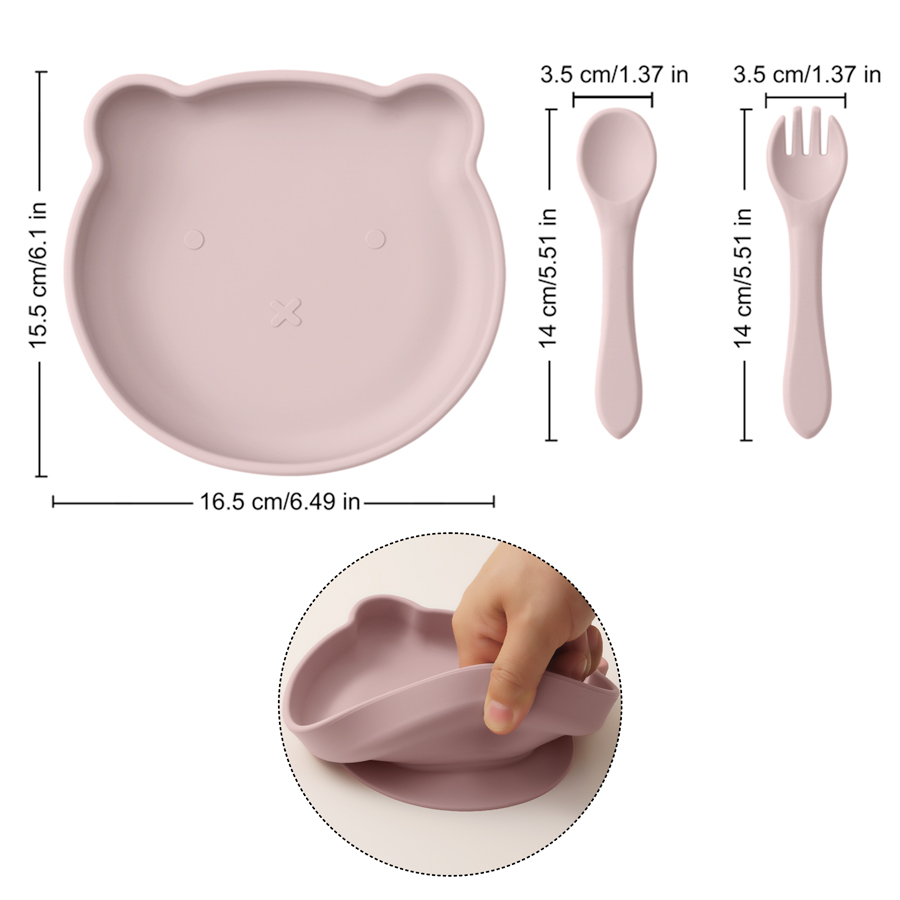 Mamaplan Silicone Kids Dishes  - đánh giá và giá Baby Food Menu