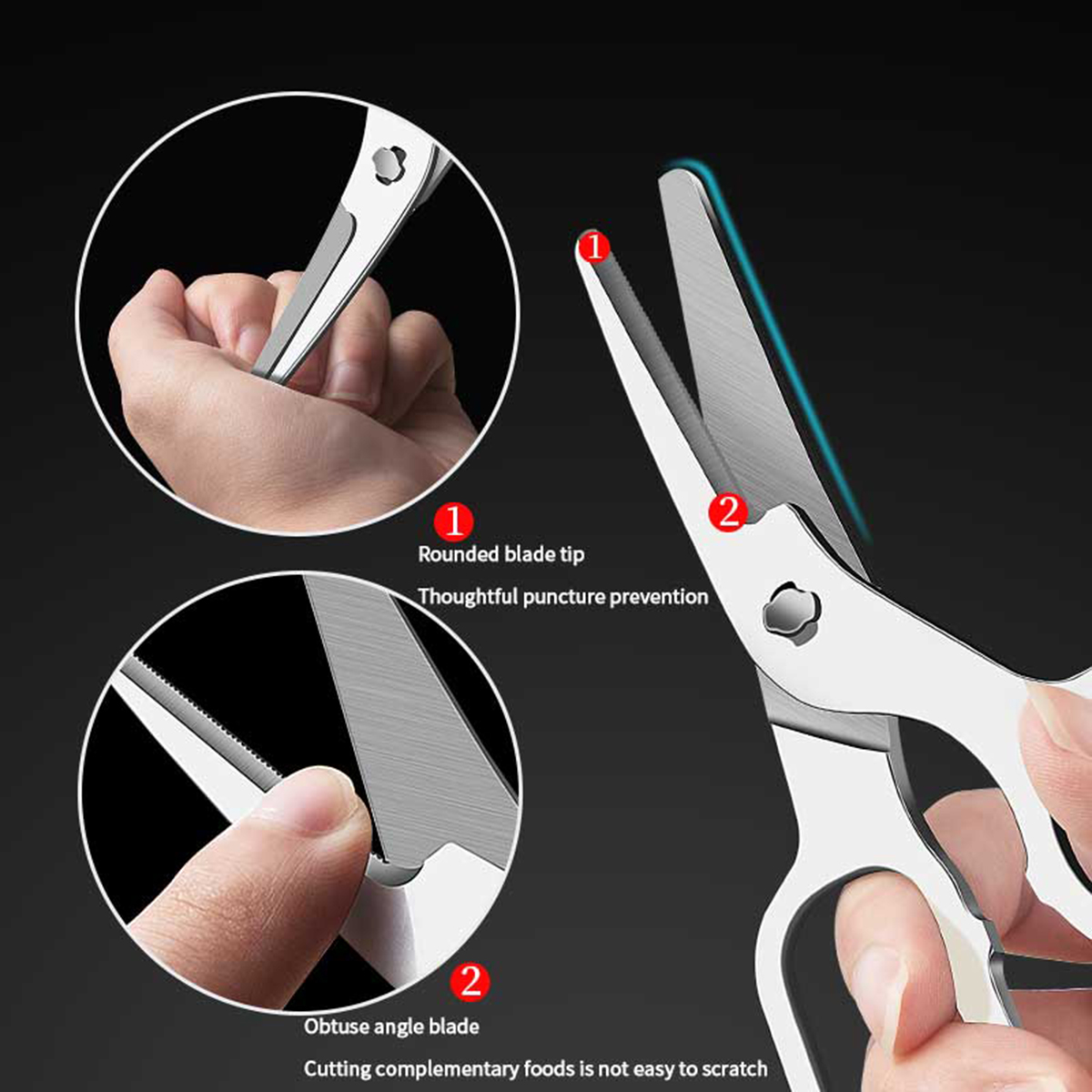Complementary Food Scissors wi - đánh giá và giá Baby Food Scissors