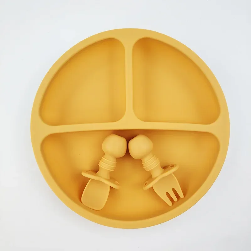 3Pcs Silicone Baby Feeding Set - đánh giá và giá Baby Food Menu
