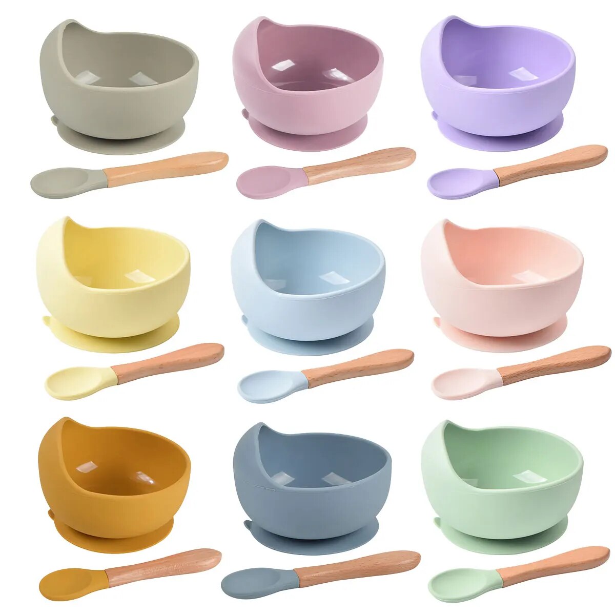 2PCS Silicone Baby Feeding Bow - đánh giá và giá Baby Food Menu
