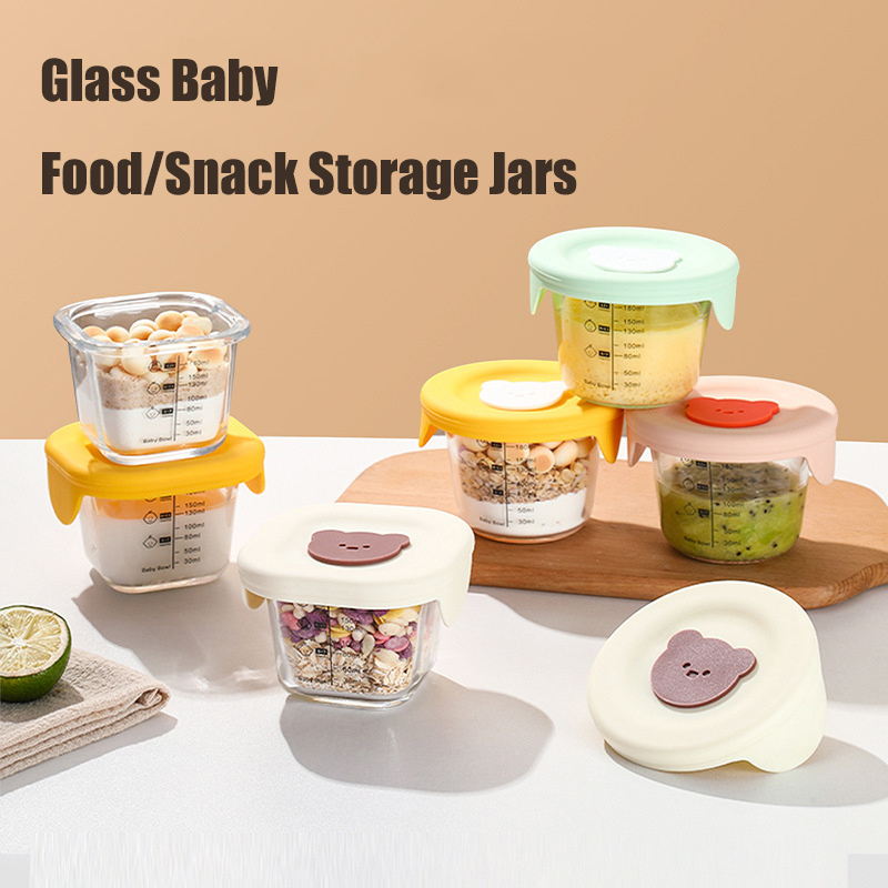 180ml Glass Baby Food Storage  - đánh giá và giá Baby Food Jars With Lids