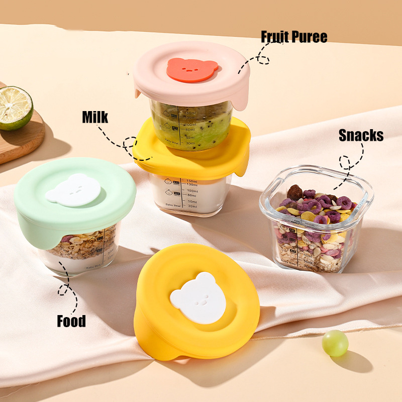 180ml Glass Baby Food Storage  - đánh giá và giá Baby Food Jars With Lids