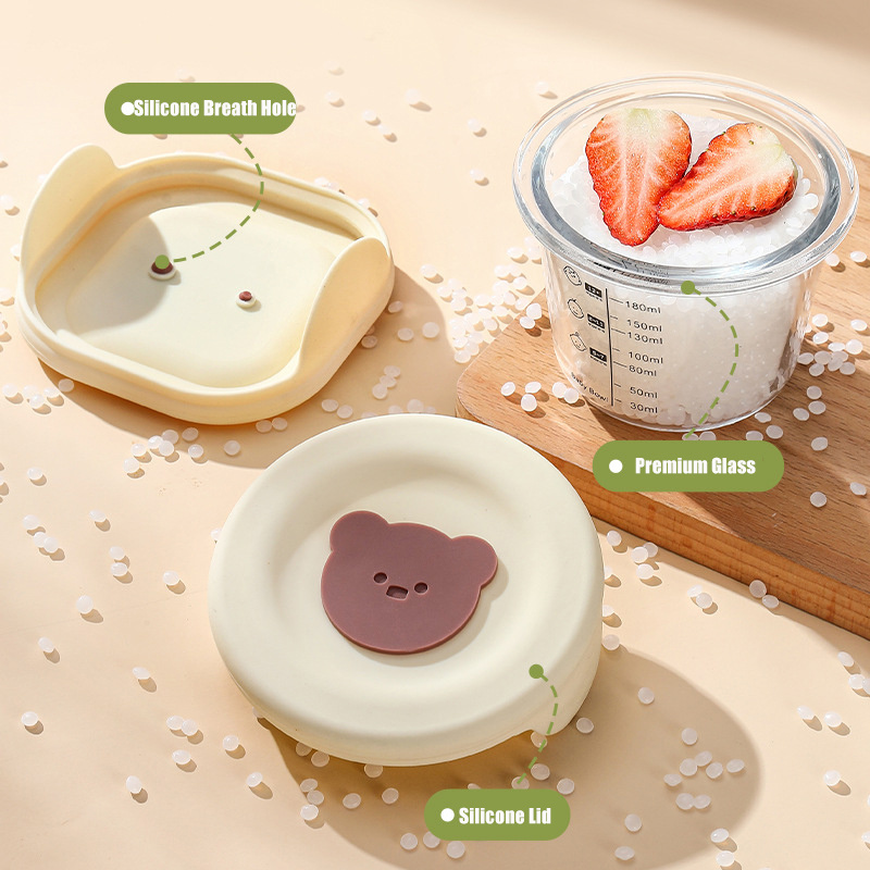 180ml Glass Baby Food Storage  - đánh giá và giá Baby Food Jars With Lids