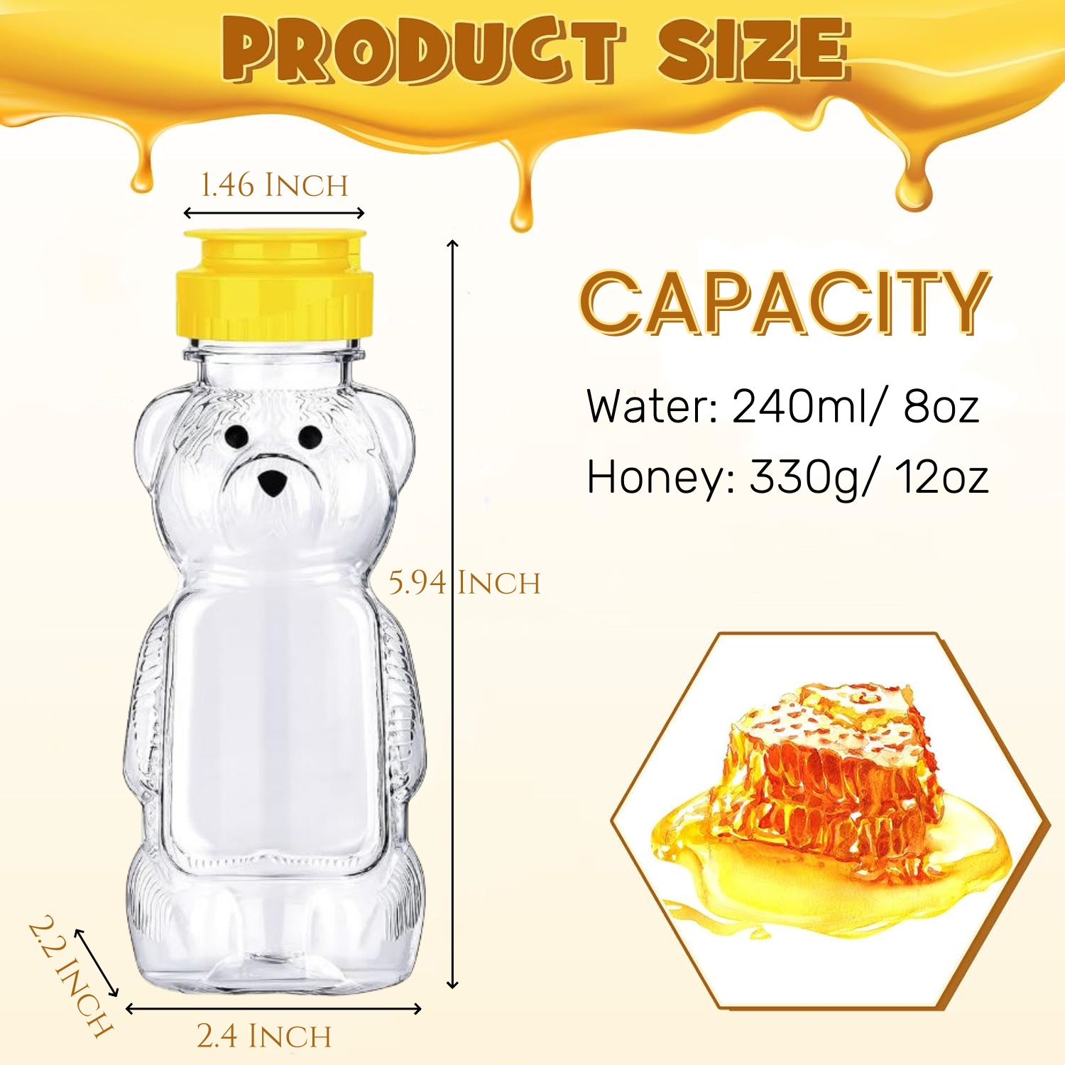 12-36pcs Plastic Bear Honey Ja - đánh giá và giá Baby Food Jars With Lids