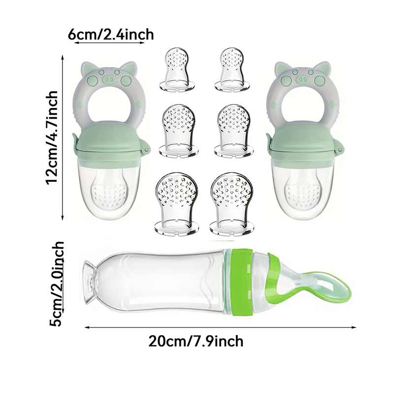 9pcs Feeding Cutlery:1 Silicon - đánh giá và giá Baby Food Vegetables
