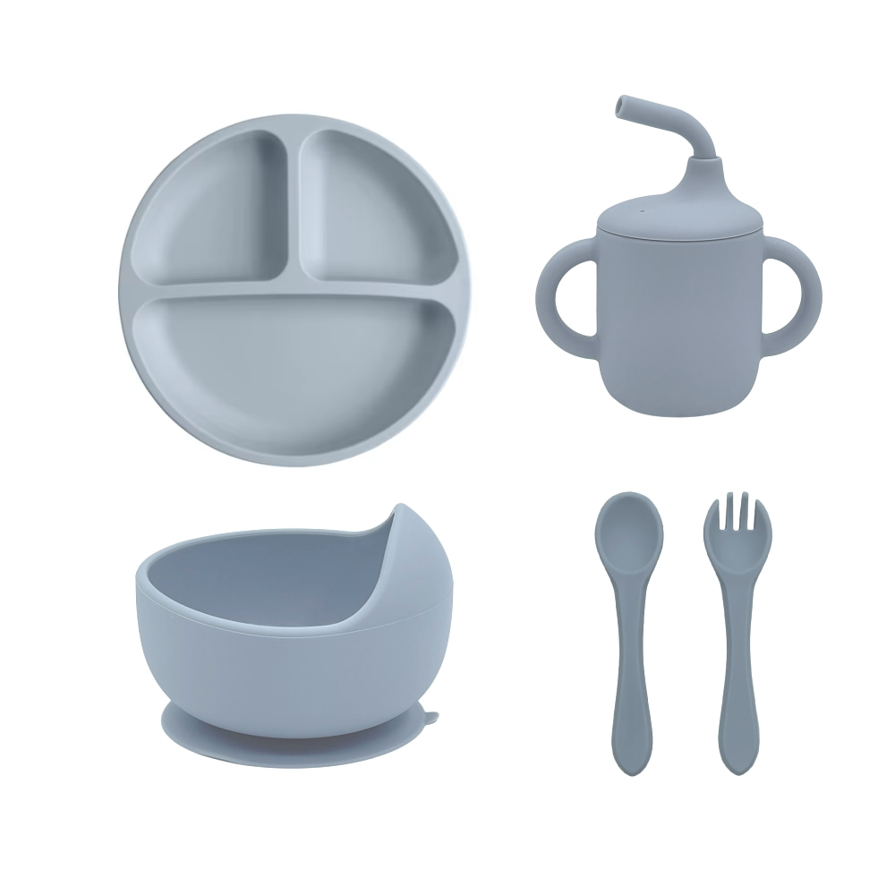 5pcs Silicone Baby Feeding Set - đánh giá và giá Baby Food Menu