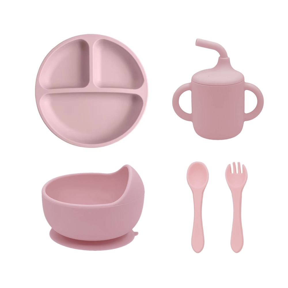 5pcs Silicone Baby Feeding Set - đánh giá và giá Baby Food Menu