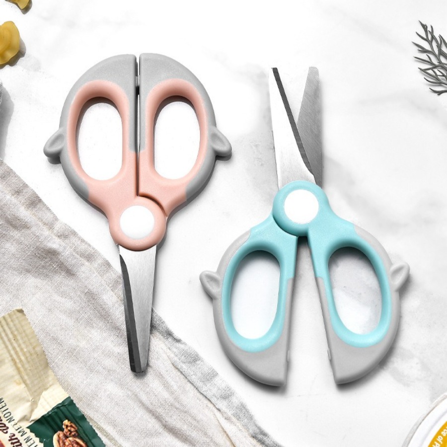 Auxiliary food scissors, food  - đánh giá và giá Baby Food Scissors
