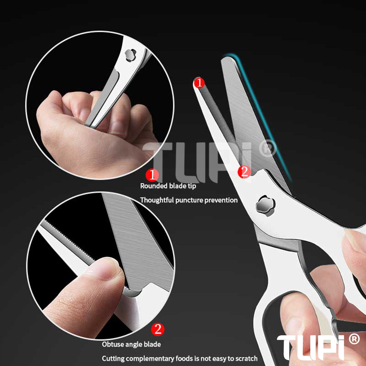 TUPI Baby Food Scissors - Food - đánh giá và giá Baby Food Scissors